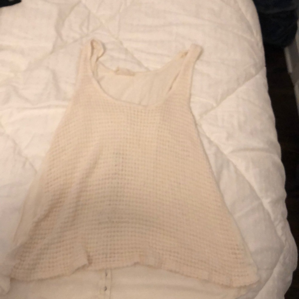 Cream tank top